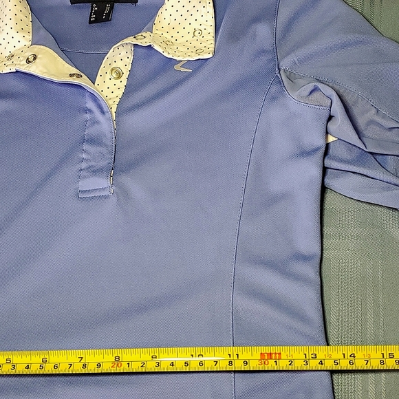 Horze Blair Women's Long-Sleeve Equestrian Show Shirt with Mesh & Collar -Size 2 - Picture 10 of 11